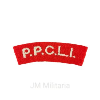 PPCLI – Embroidered Shoulder Title