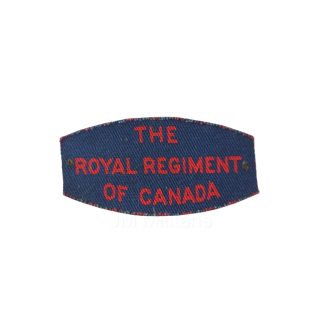 Royal Regiment Of Canada – Printed Shoulder Title
