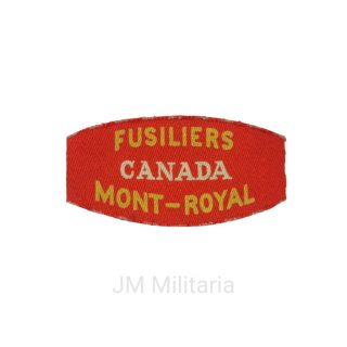 Fusiliers De Mont-Royal – Printed Shoulder Title