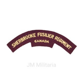Sherbrooke Fusilier Regiment – Embroidered Shoulder Title