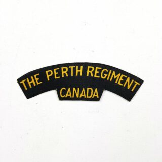 Perth Regiment Printed Shoulder Title