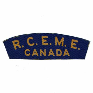 RCEME – Shoulder Title