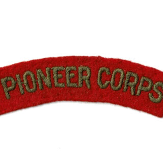 Pioniers Corps – Shoulder Title