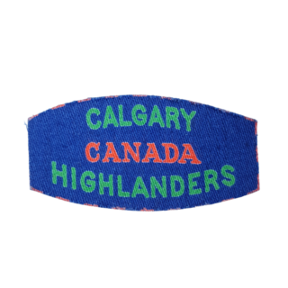 Calgary Highlanders – Printed Shoulder Flash
