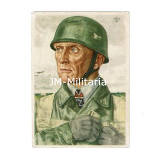 WW2 German Postcard Fallschirmjäger