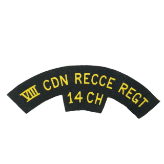 8th Canadian RECCE Regiment, 14th Canadian Hussars – Printed