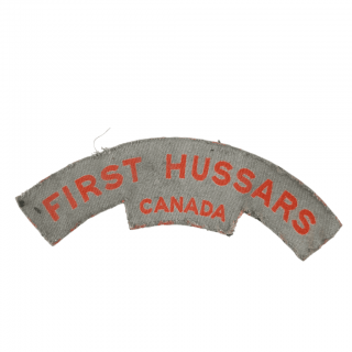 First Hussars – Printed Shoulder Title