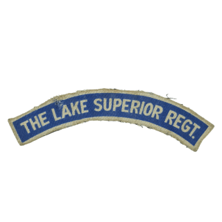 Lake Superior Regt – Printed Shoulder Title