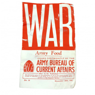 ABCA War December 26, 1942: News-facts For Fighting Men – Nr. 34