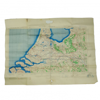Army Map – Walcheren Amsterdam, June 1944