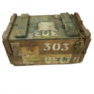Wooden Ammunition Box – 303 Vickers For Ground And A.F.V. Use