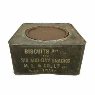 Biscuits & Mid-Day Snacks Tin 1944