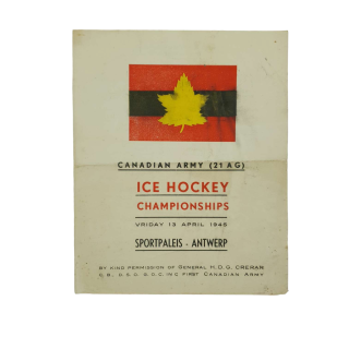 Canadian Army (21 AG) Ice Hockey Championships, Antwerp