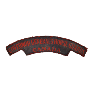 Governor Generals Horse Guards – Printed Shoulder Title