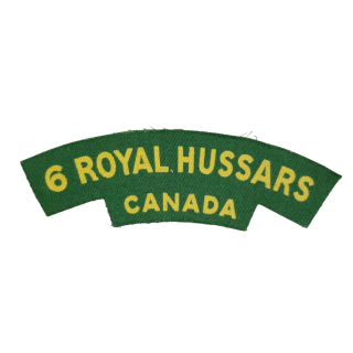 6th Royal Hussars – Printed Shoulder Title