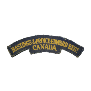 Hastings & Prince Edward Regiment – Printed Shoulder Title