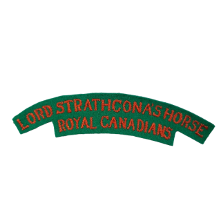Lord Strathcona’s Horse – Embroidered Shoulder Title
