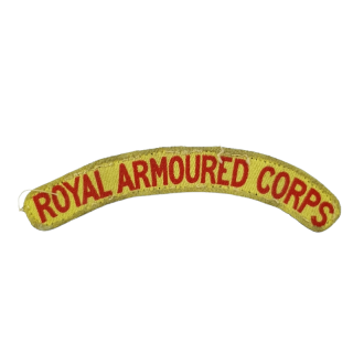 Royal Armoured Corps – Printed Shoulder Title