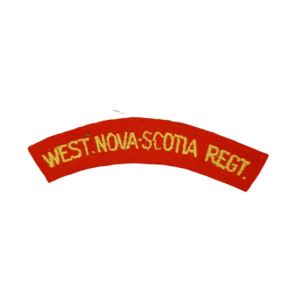 West Nova Scotia Regiment – Shoulder Title
