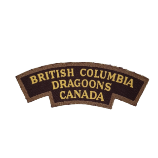 British Columbia Dragoons – Shoulder Title