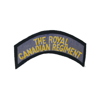 The Royal Canadian Regiment – Shoulder Title