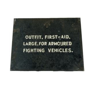 Outfit, First-Aid, Large, For Armoured Fighting Vehicles – Metal Box
