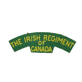 Irish Regiment Of Canada – Printed Shoulder Title
