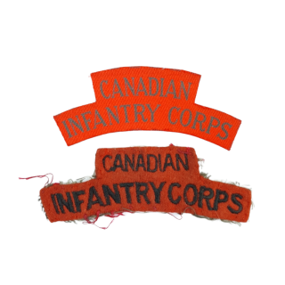 Canadian Infantry Corps – Two Shoulder Titles