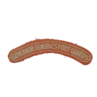 Governor General’s Foot Guards (GGFG) – Embroidered Shoulder Title