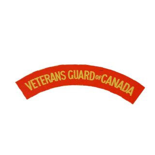 Veterans Guard Of Canada – Printed Shoulder Title