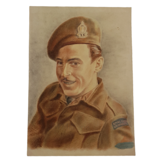 Canadian Soldier Portrait Drawing