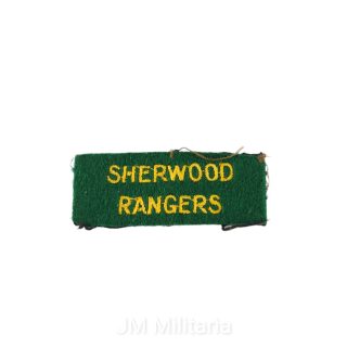 RARE Sherwood Rangers – Embroidered Shoulder Title