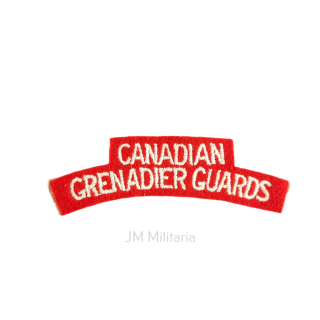 Canadian Grenadier Guards Shoulder Title