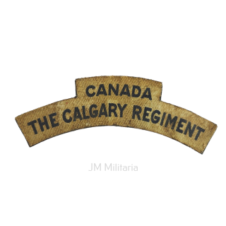 Calgary (Tank) Regiment Shoulder Title – Printed
