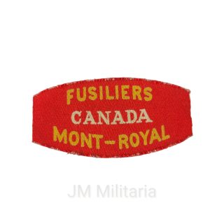 Les Fusiliers Mont-Royal – Printed Shoulder Title