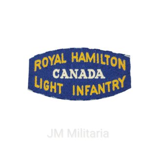Royal Hamilton Light Infantry – Printed Shoulder Title