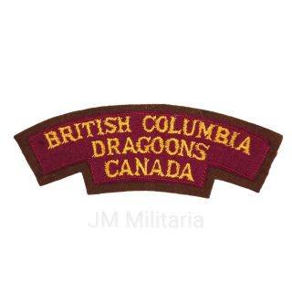 British Columbia Dragoons – Embroidered Shoulder Title