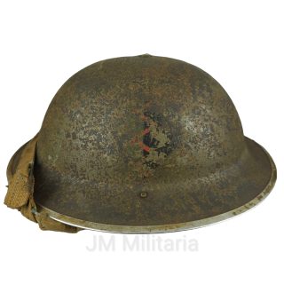 British Helmet With Double Decal – 149th (Sherwood Foresters) LAA Regt Royal Artillery