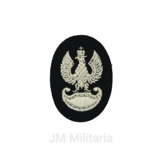 POLISH Eagle Cloth Cap Badge