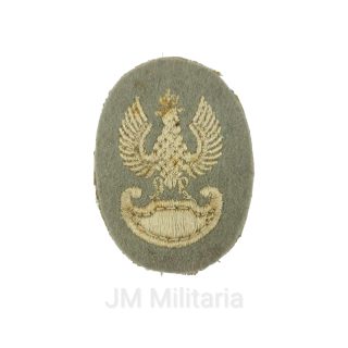 Polish Paratrooper Cloth Eagle Cap Badge – 1st Independent Parachute Brigade.