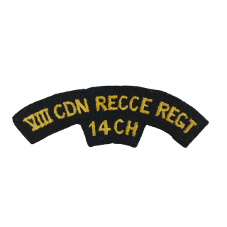 8th RECCE – Embroidered Shoulder Title
