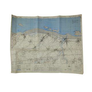 British And Canadian D-Day Map, April 1944 – CREULLY