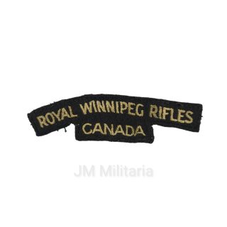 Royal Winnipeg Rifles – Embroidered Shoulder Title