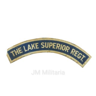 Lake Superior Regiment – Printed Shoulder Title