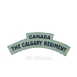 Calgary (Tank) Regiment – Printed Shoulder Title