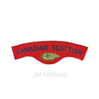 Canadian Scottish Regiment – Printed Shoulder Title