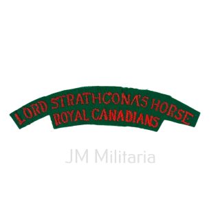 Lord Strathcona’s Horse – Embroidered Shoulder Title
