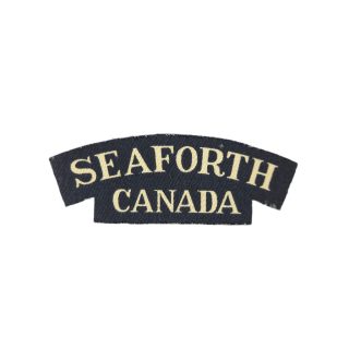 Seaforth Highlanders Of Canada – Printed Shoulder Title