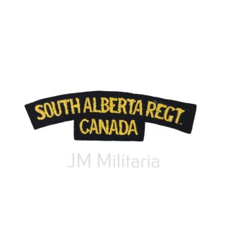South Alberta Regiment – Embroidered Shoulder Title