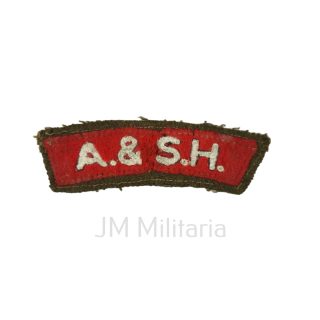 Argyll & Sutherland Highlanders – Embroidered Shoulder Title